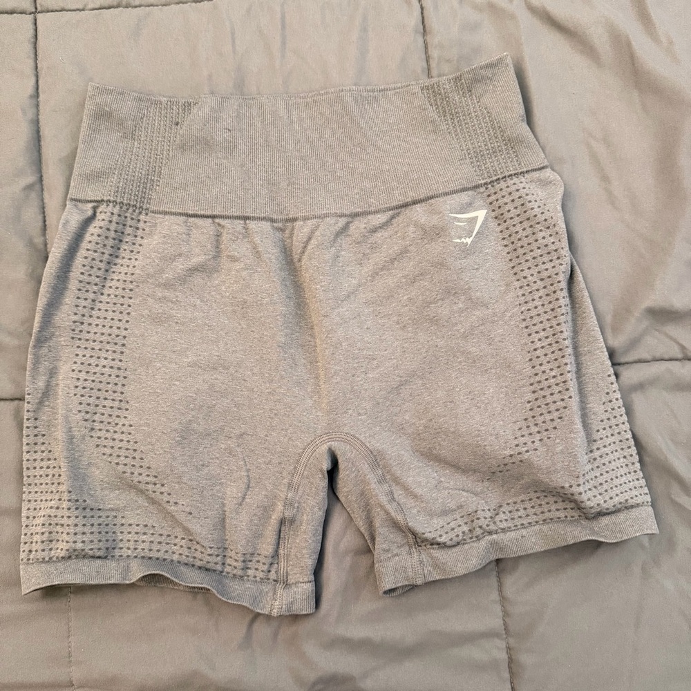 Gymshark Light Gray Women's Athletic Shorts